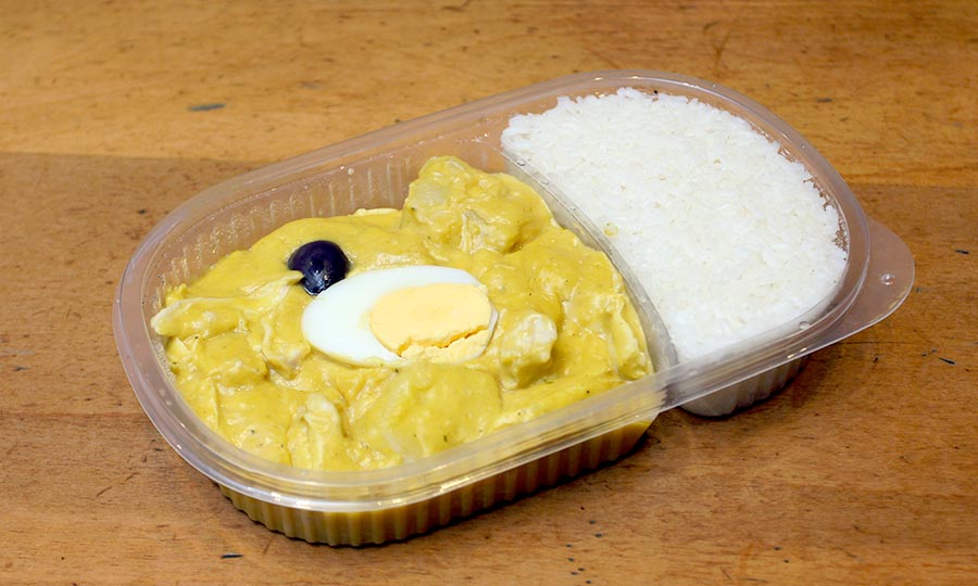 Un delicioso Aj de gallina de su delivery